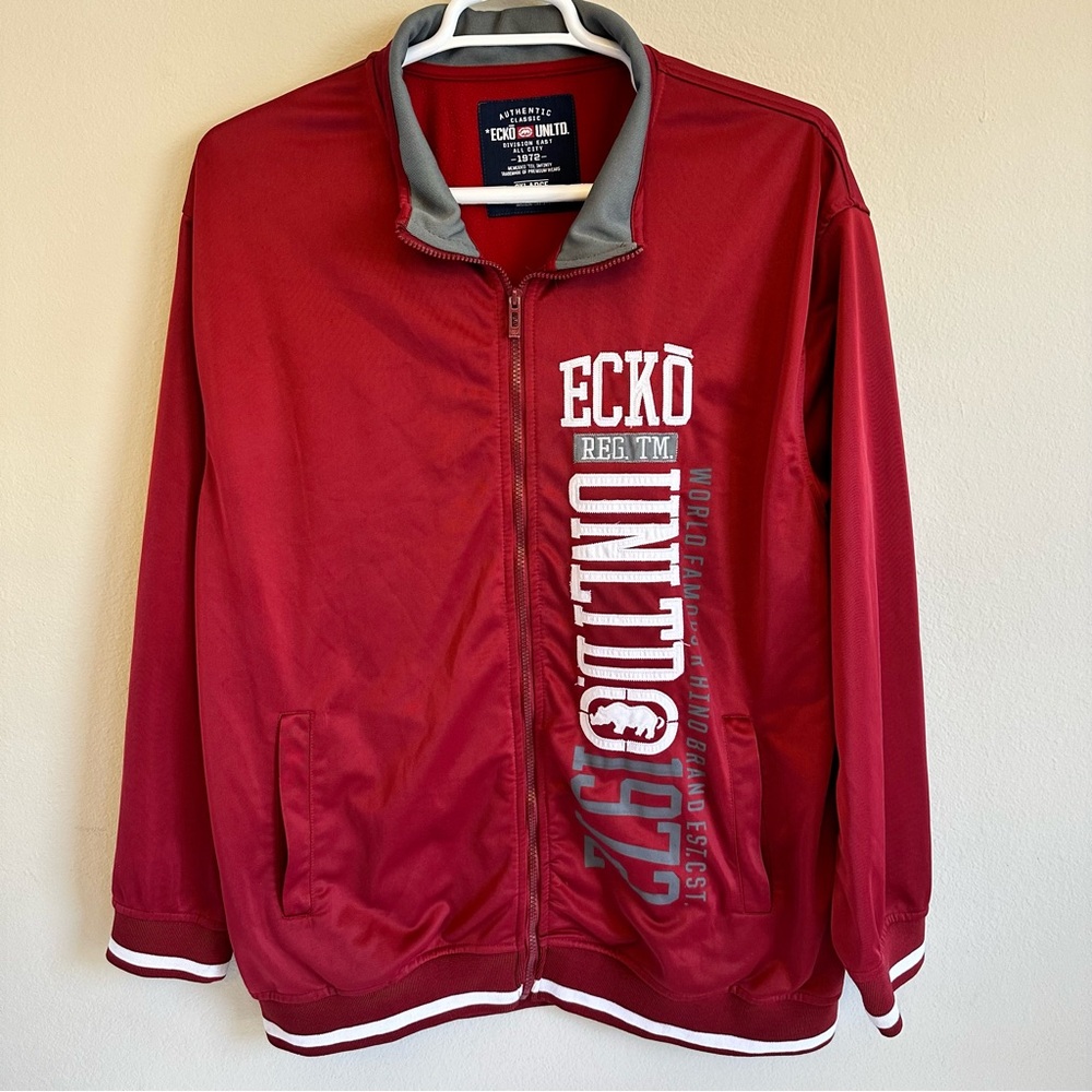 Ecko Unltd Lightweight Jacket Red Size 3XL‎